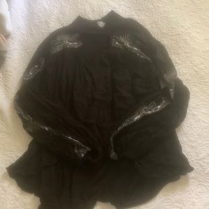Free People Beaded Top/Tunic